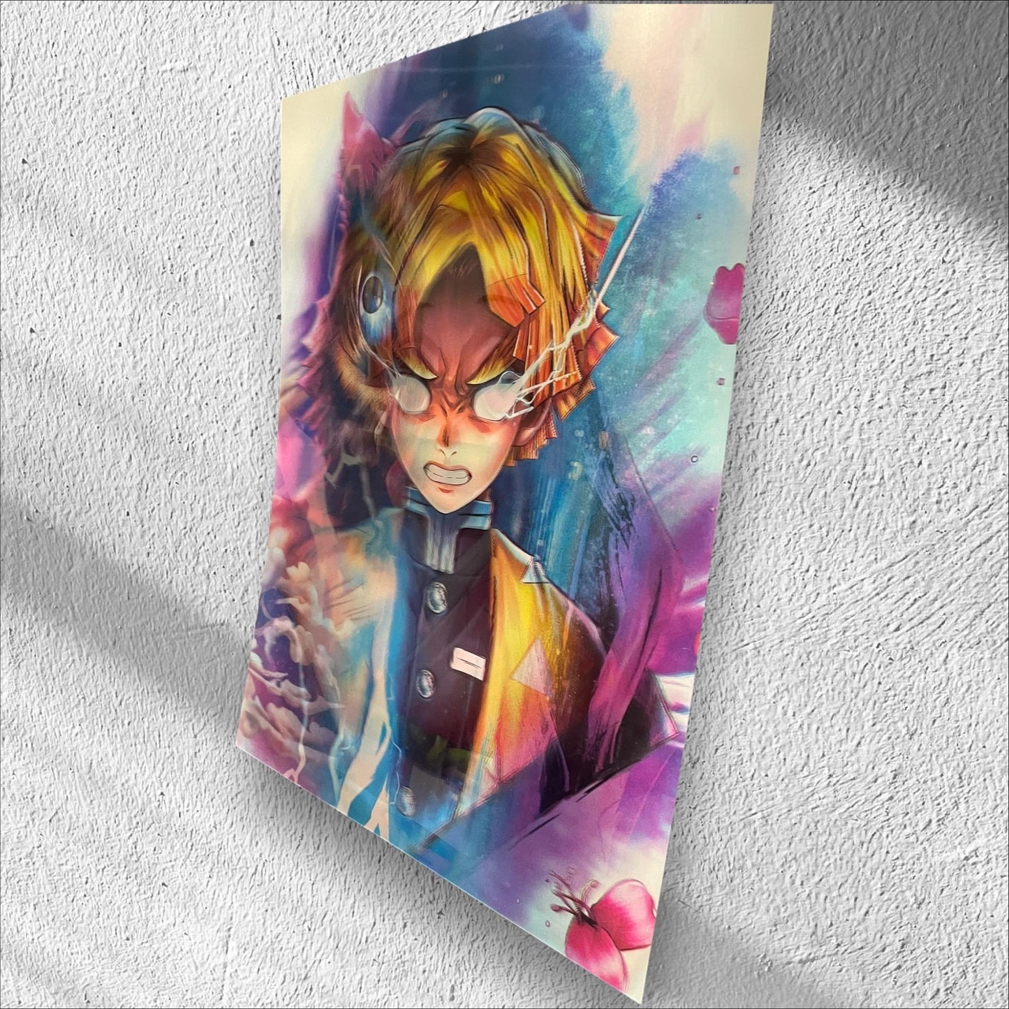 3D poster  4 phases ,  poster, 3D , anime