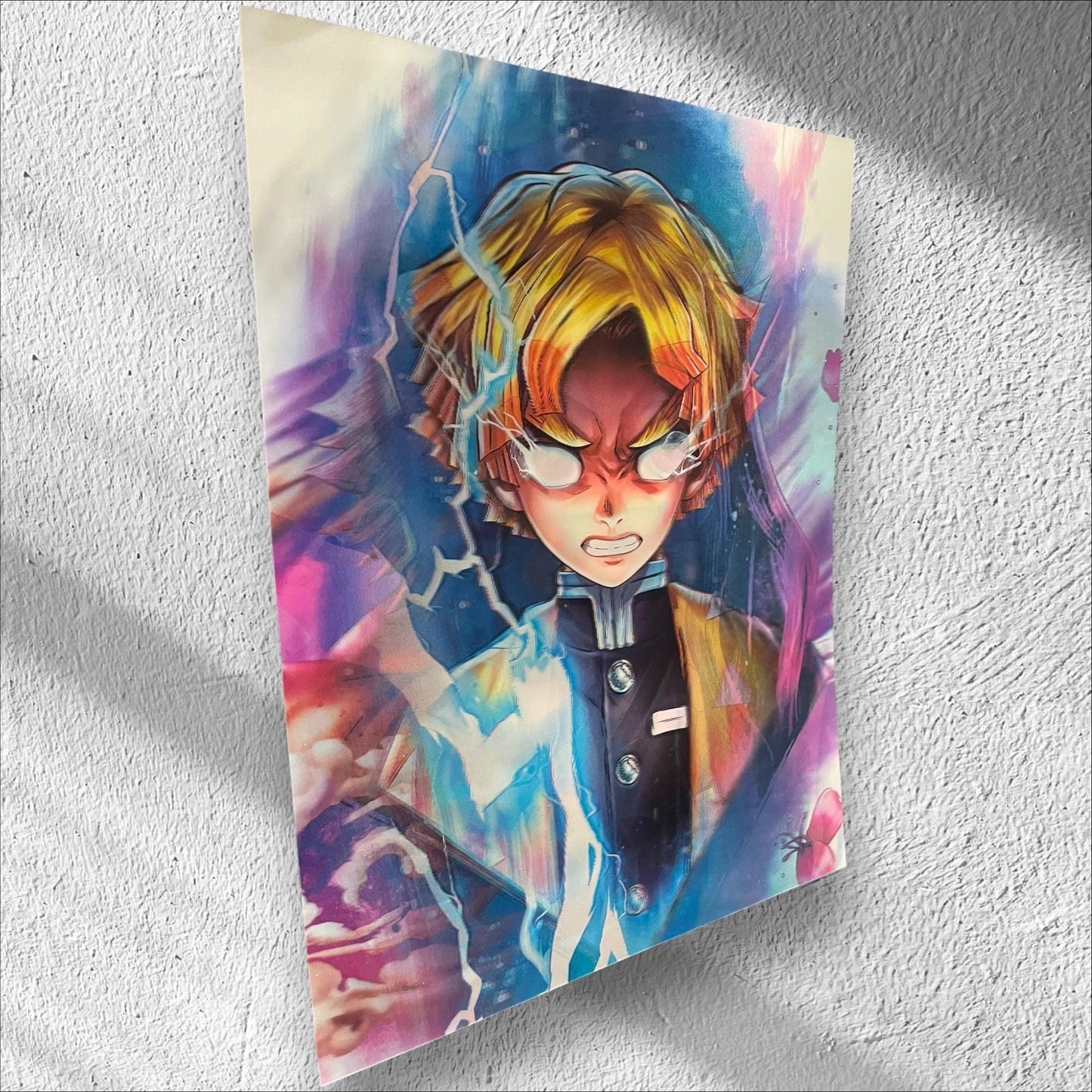 3D poster  4 phases ,  poster, 3D , anime