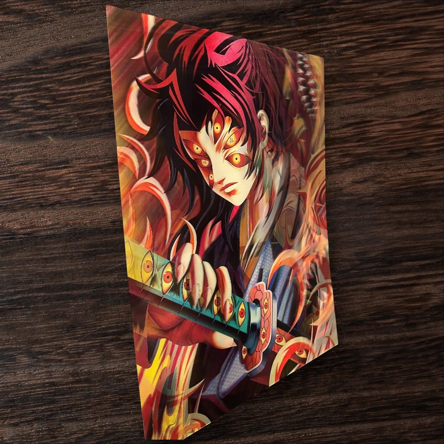 3D poster  3 phases ,  poster, 3D , anime