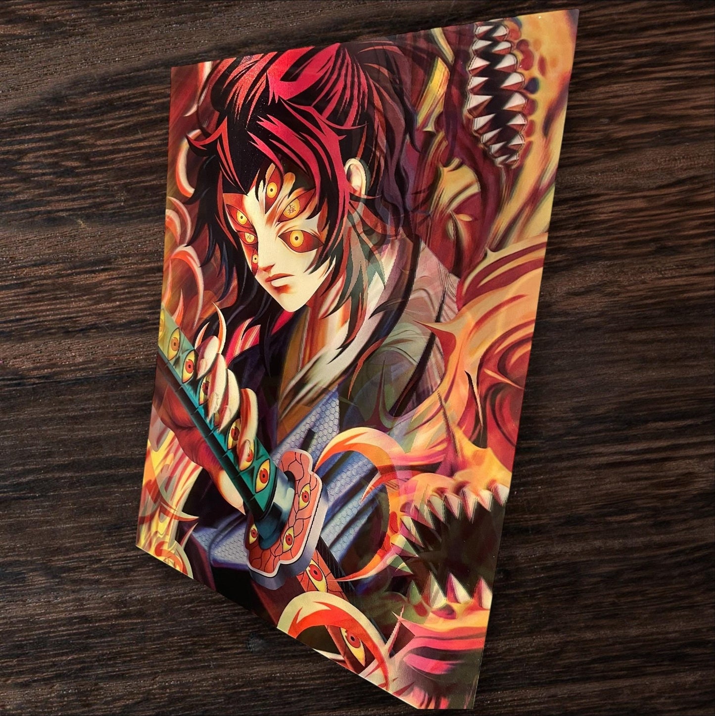 3D poster  3 phases ,  poster, 3D , anime