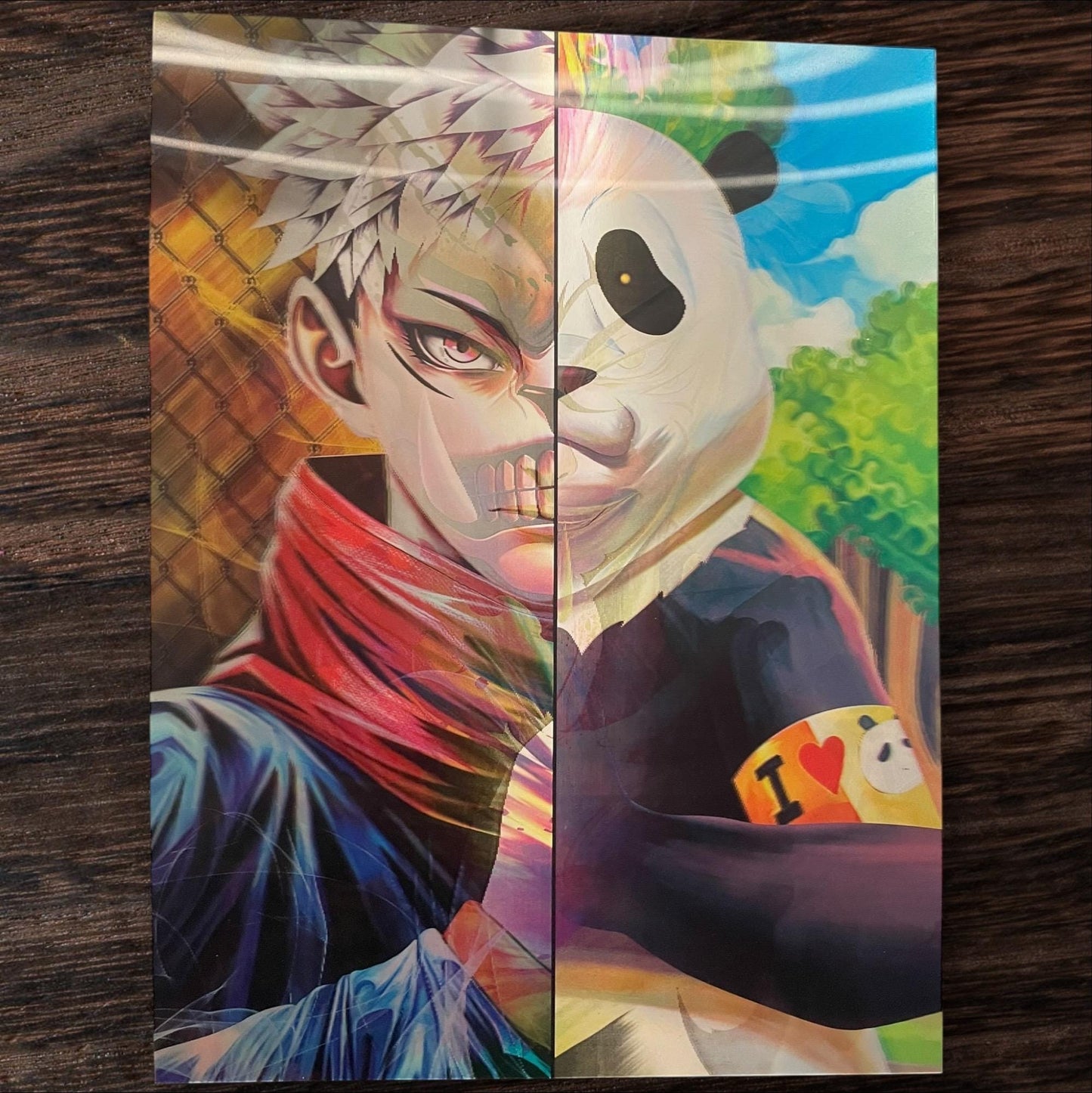 3D poster  3 phases ,  poster, 3D , anime