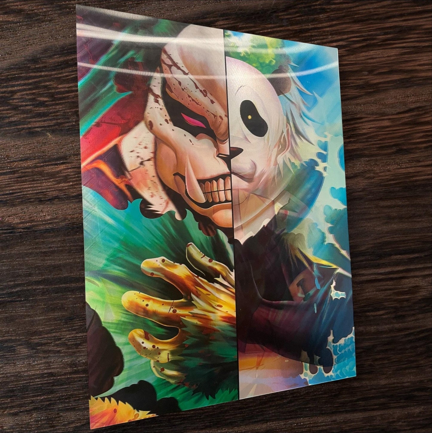 3D poster  3 phases ,  poster, 3D , anime