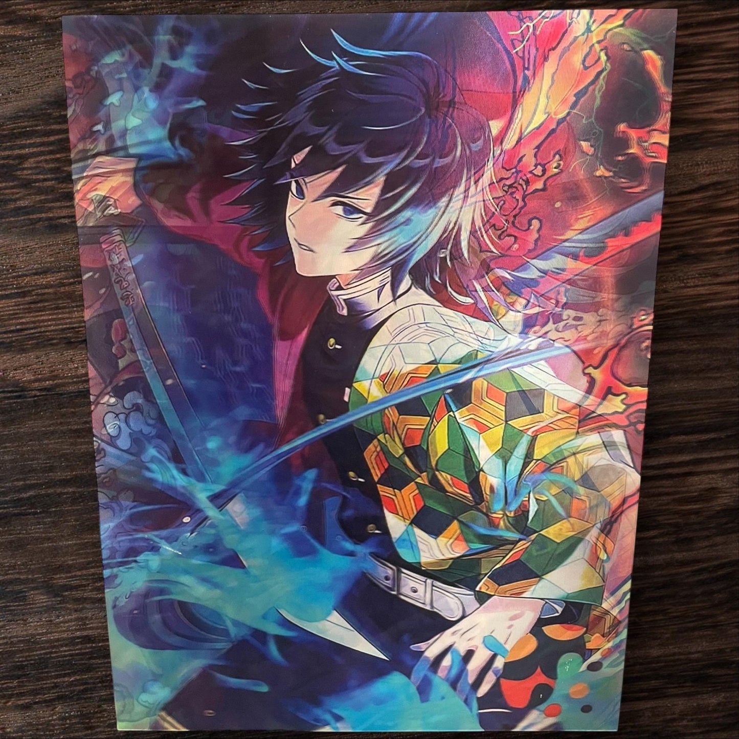 3D poster  3 phases ,  poster, 3D , anime