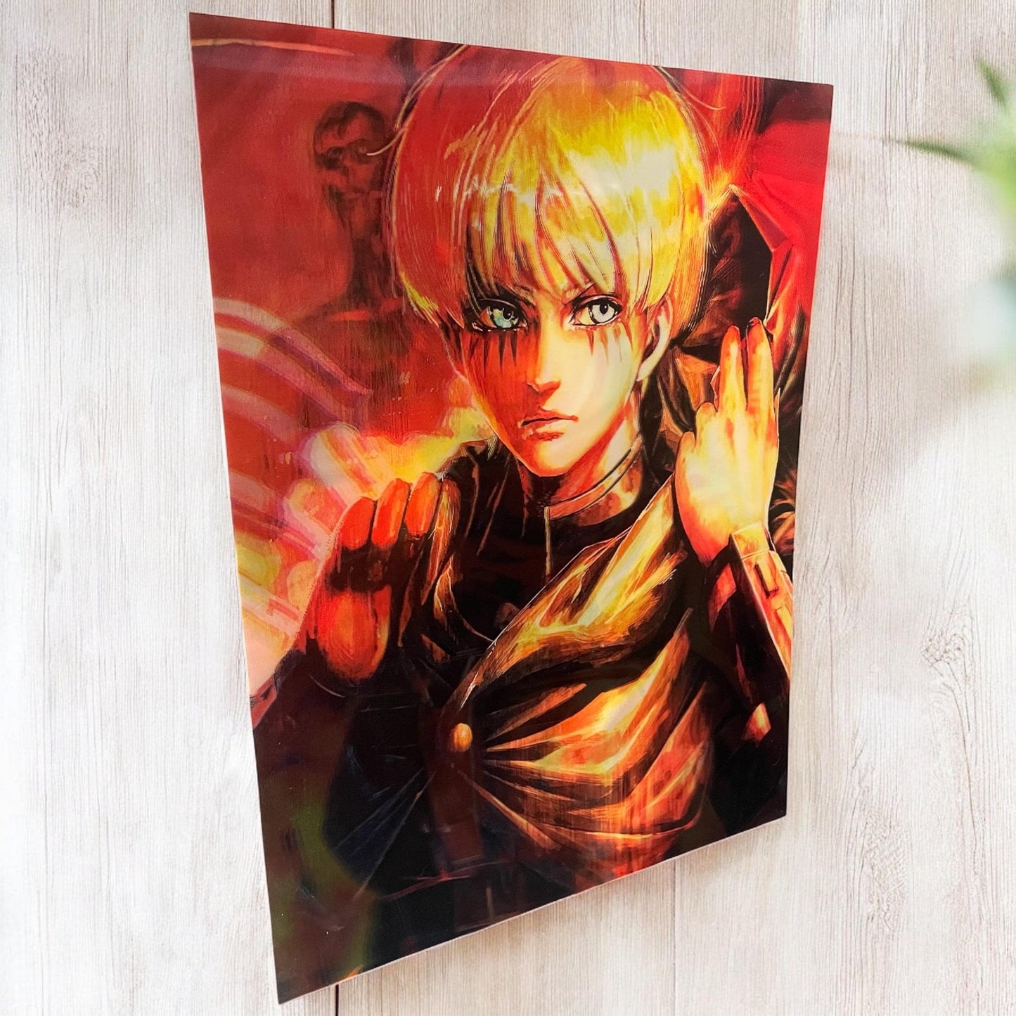 3D poster  3 phases ,  poster, 3D , anime