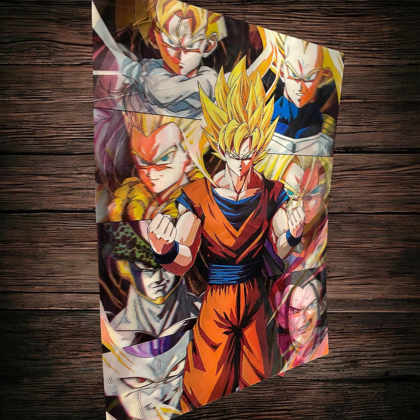 3D poster  3 phases ,  poster, 3D , anime