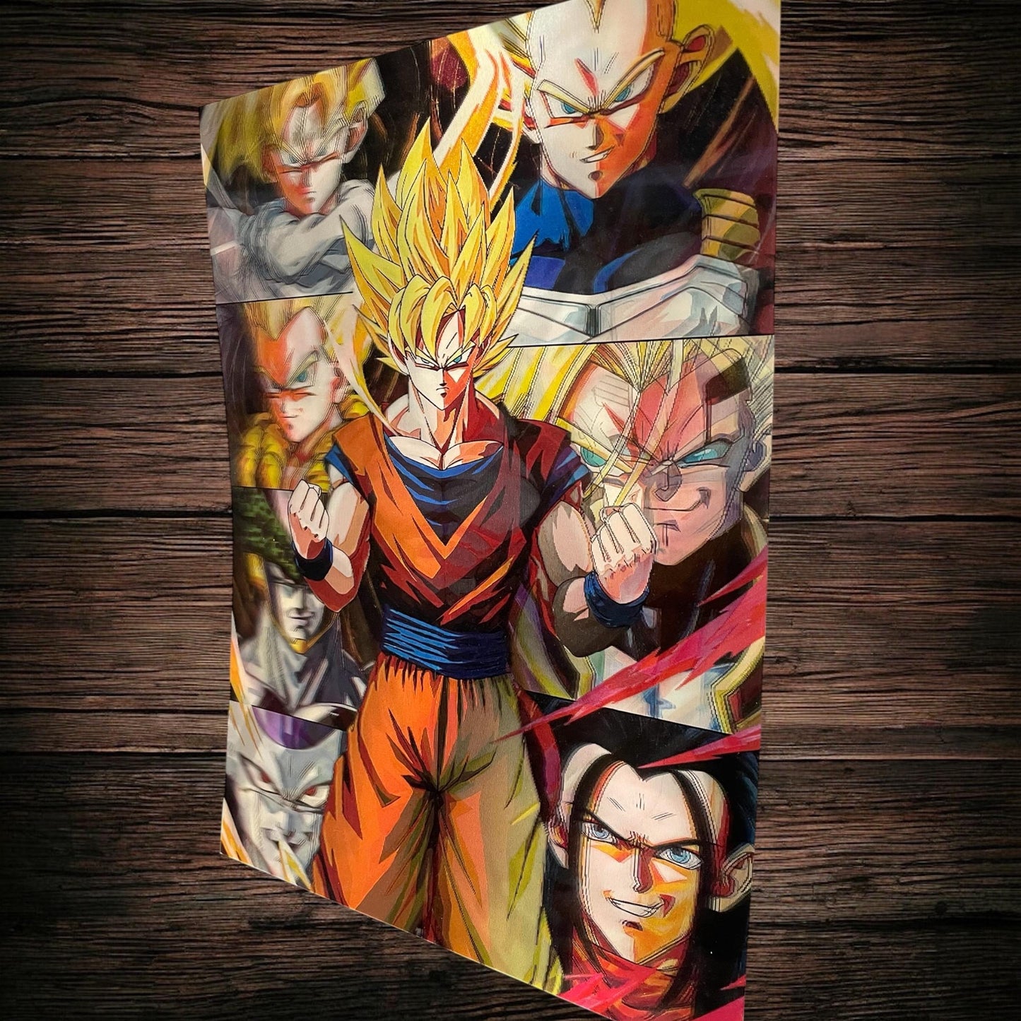 3D poster  3 phases ,  poster, 3D , anime