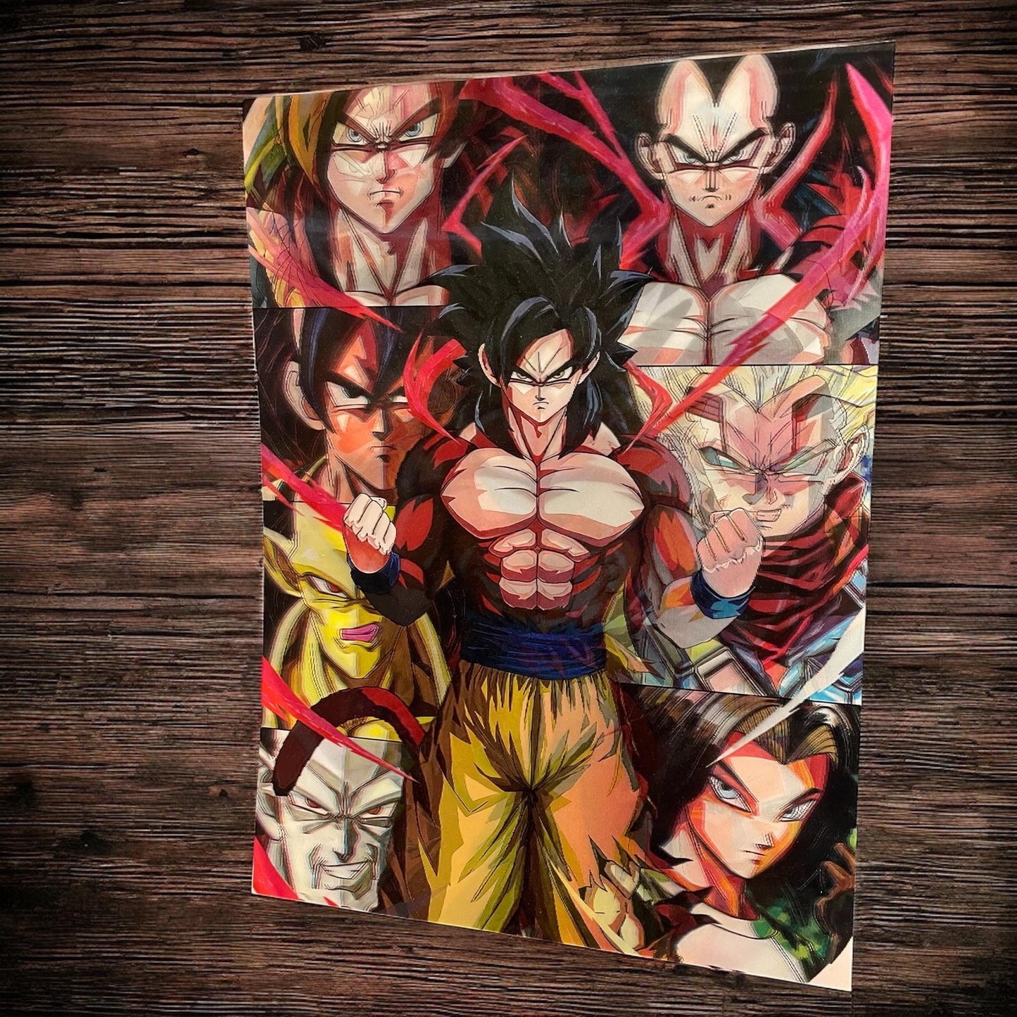 3D poster  3 phases ,  poster, 3D , anime