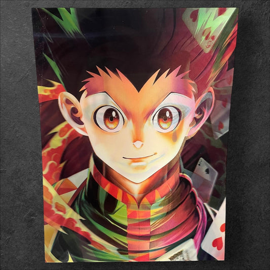 3D poster  3 phases ,  poster, 3D , anime