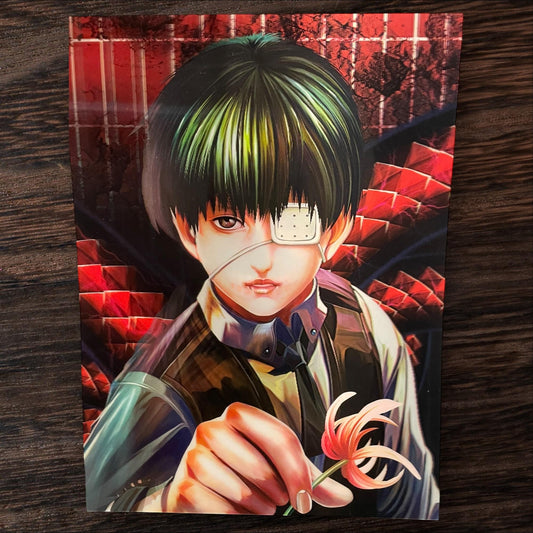 3D poster  2phases ,  poster, 3D , anime