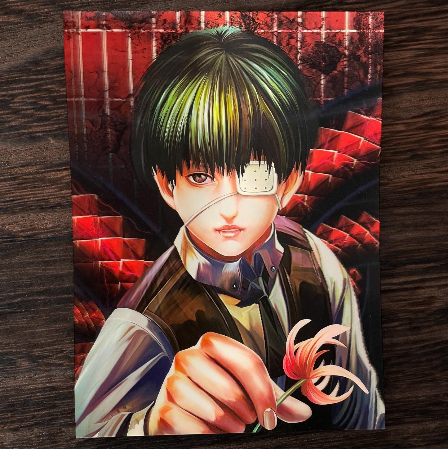 3D poster  2phases ,  poster, 3D , anime