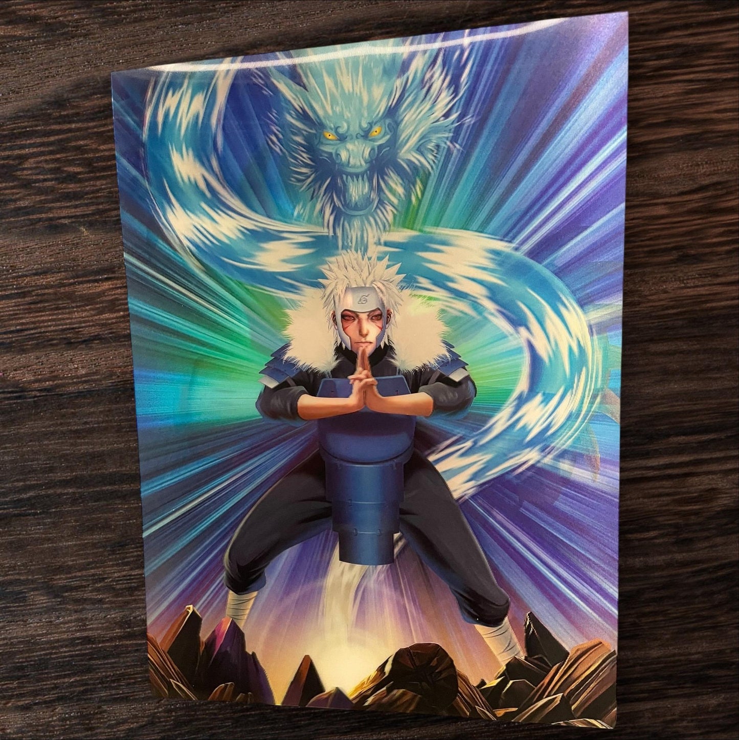 3D poster  2phases ,  poster, 3D , anime
