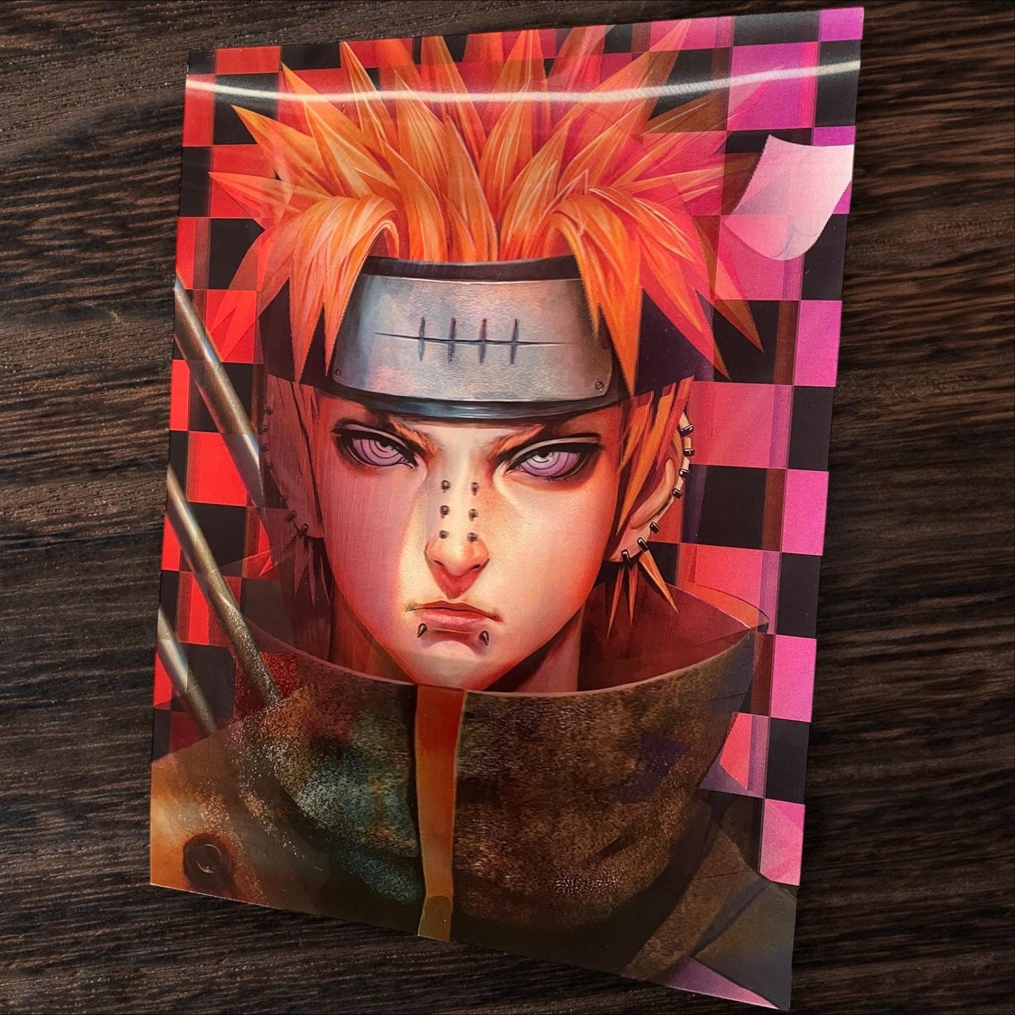 3D poster  3 phases ,  poster, 3D , anime