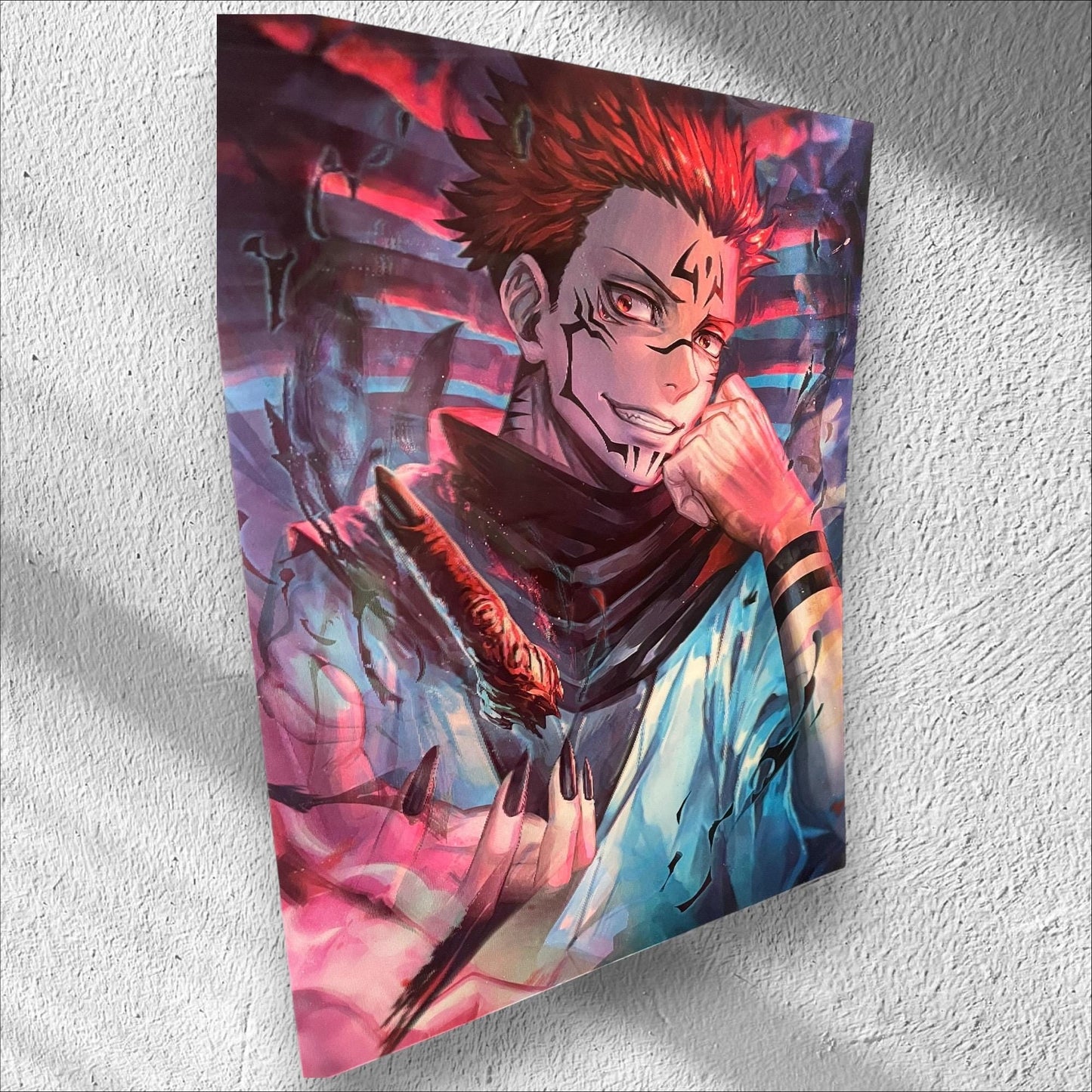 3D poster  3 phases ,  poster, 3D , anime
