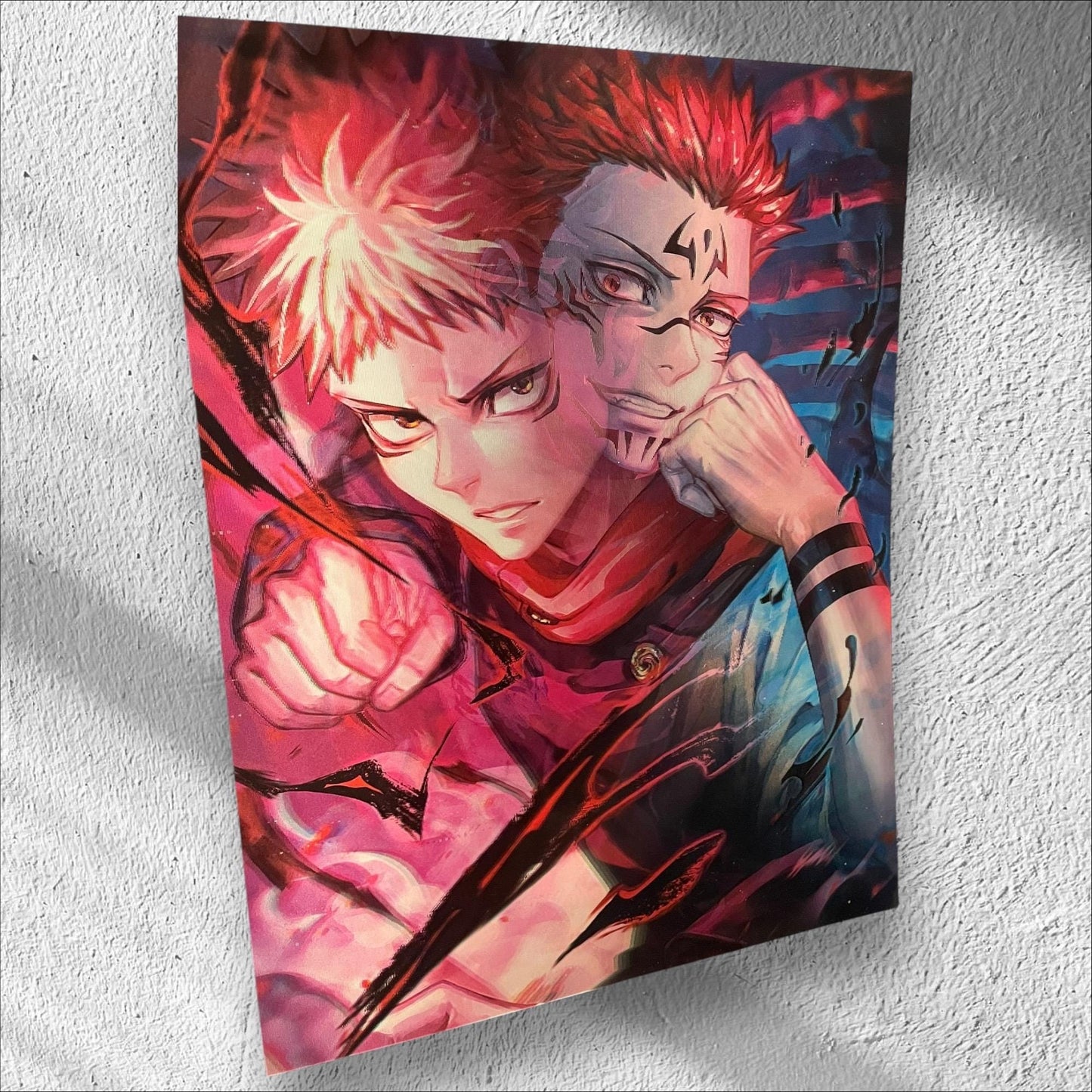 3D poster  3 phases ,  poster, 3D , anime