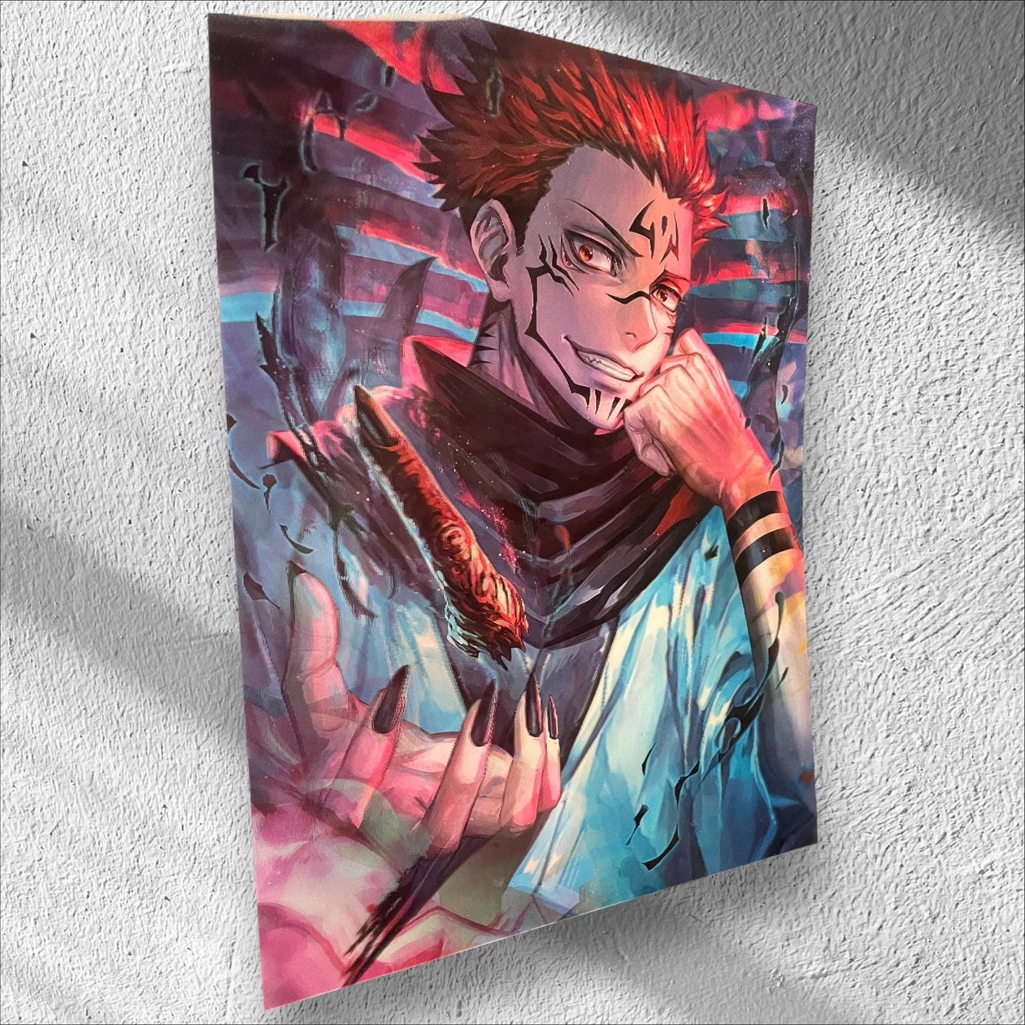 3D poster  3 phases ,  poster, 3D , anime