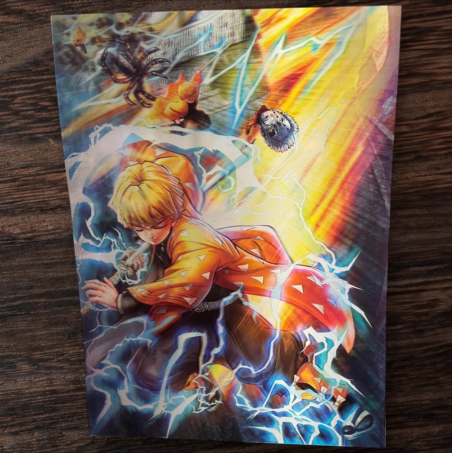 3D poster  3 phases ,  poster, 3D , anime