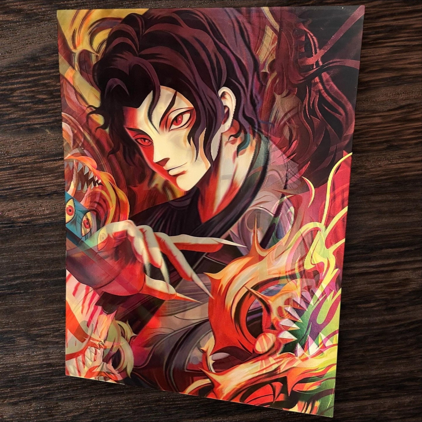 3D poster  3 phases ,  poster, 3D , anime