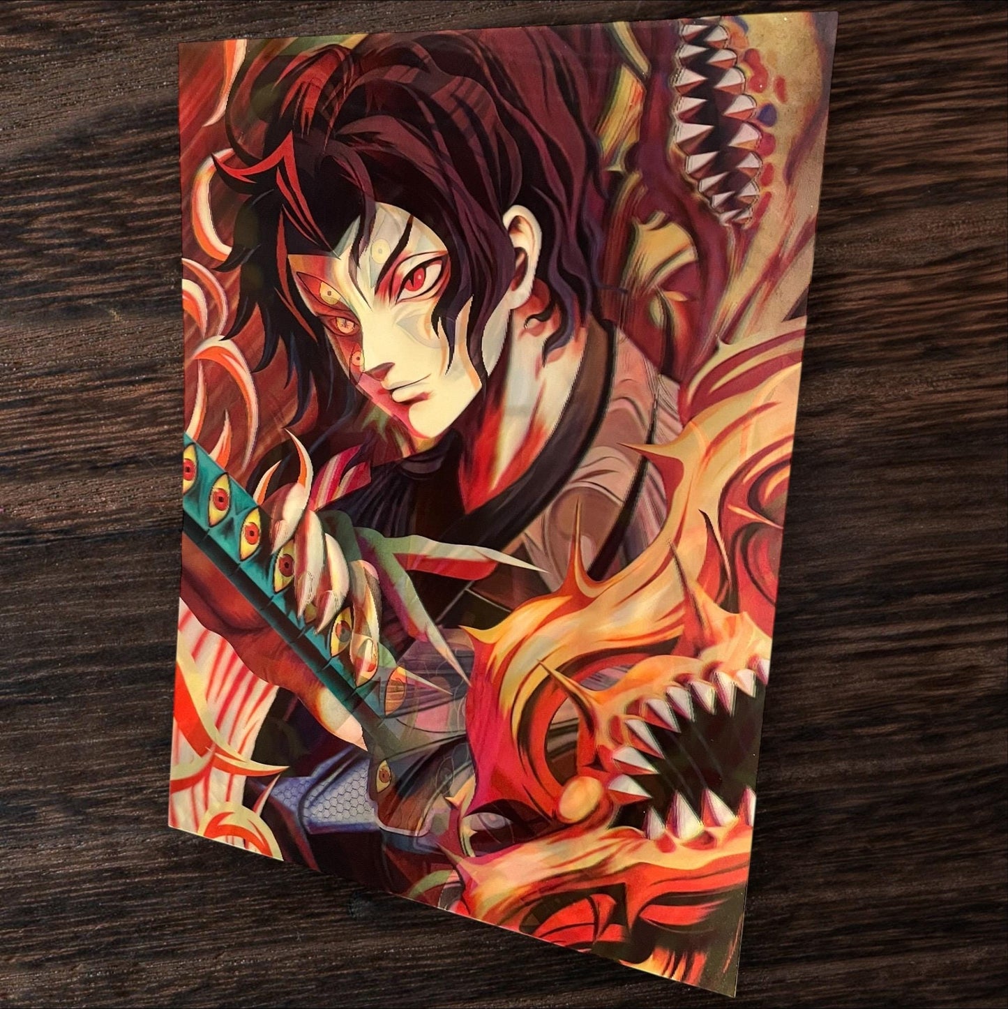 3D poster  3 phases ,  poster, 3D , anime