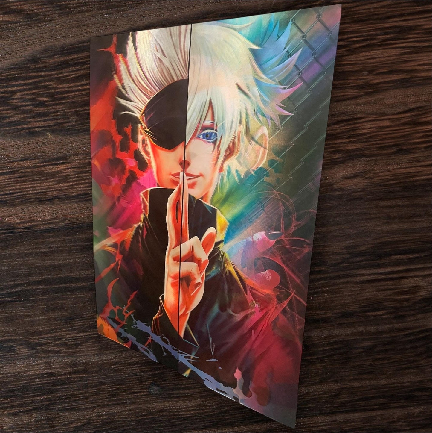 3D poster  3 phases ,  poster, 3D , anime
