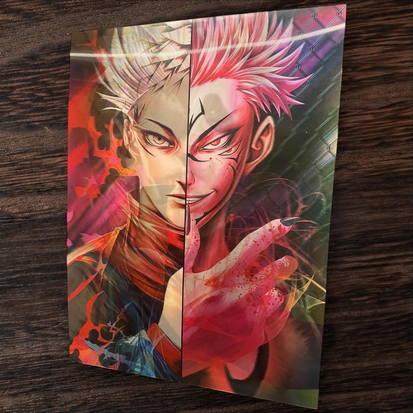 3D poster  3 phases ,  poster, 3D , anime