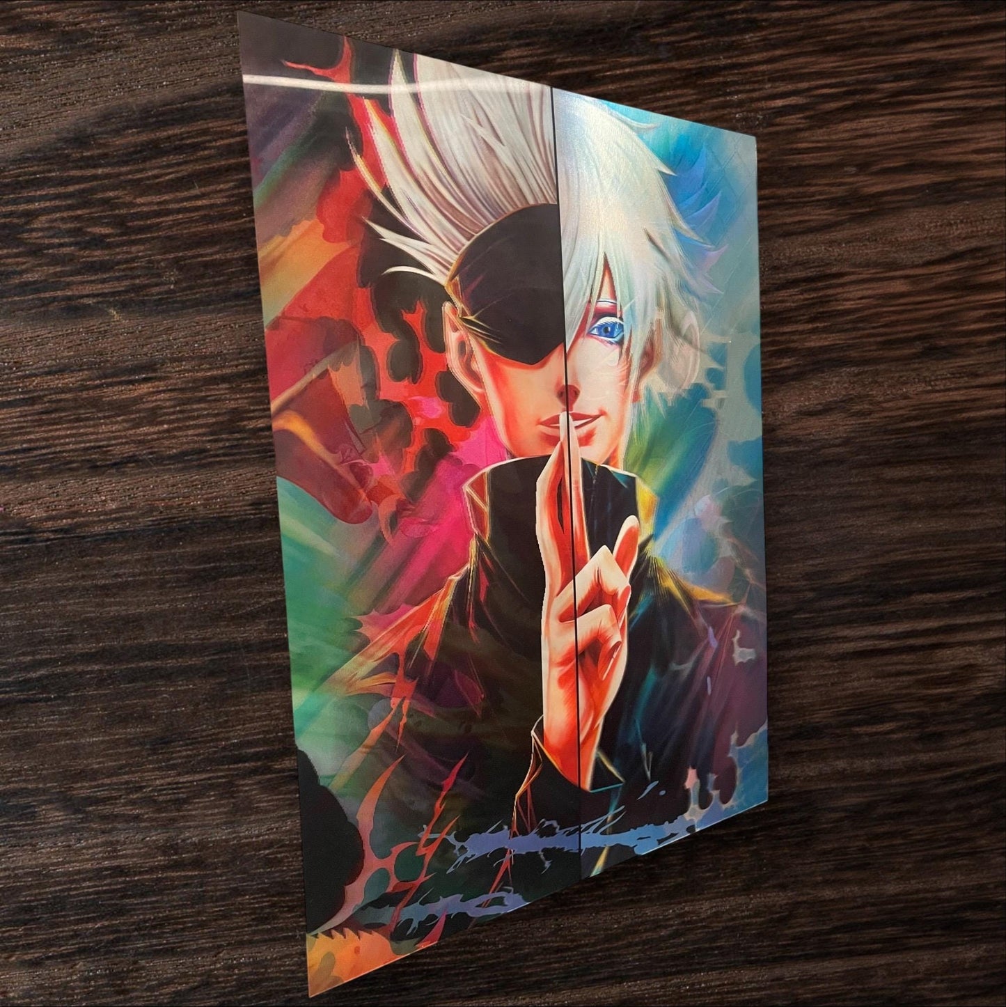3D poster  3 phases ,  poster, 3D , anime
