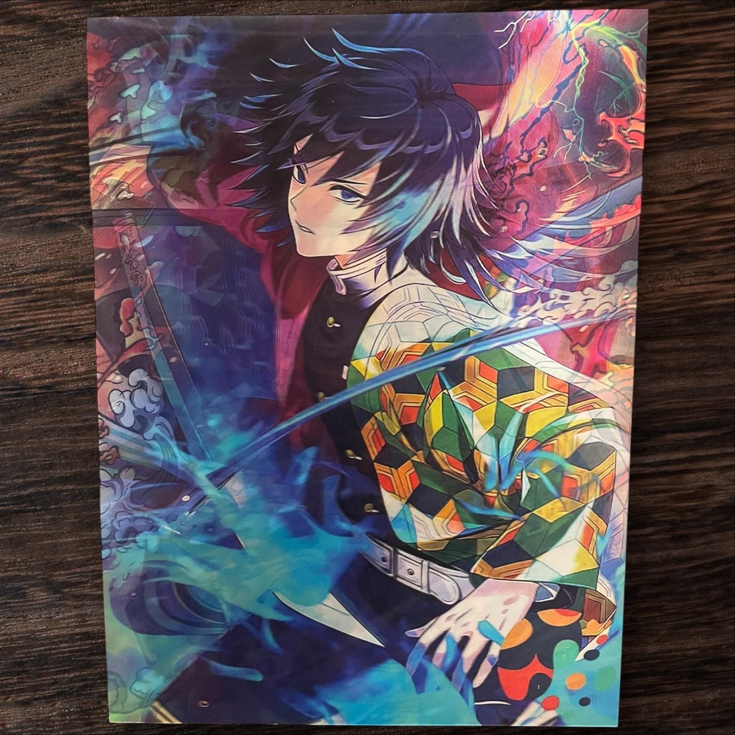 3D poster  3 phases ,  poster, 3D , anime