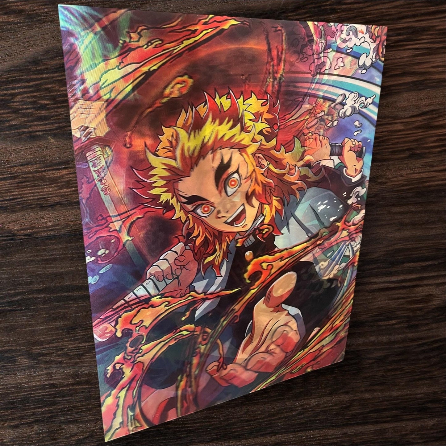 3D poster  3 phases ,  poster, 3D , anime