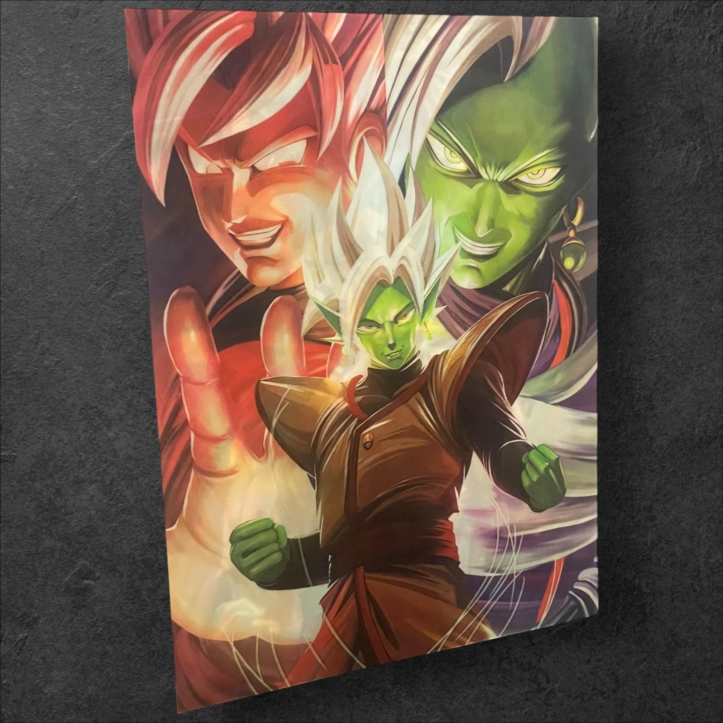 3D Anime Poster: Dynamic 3-Phase Design