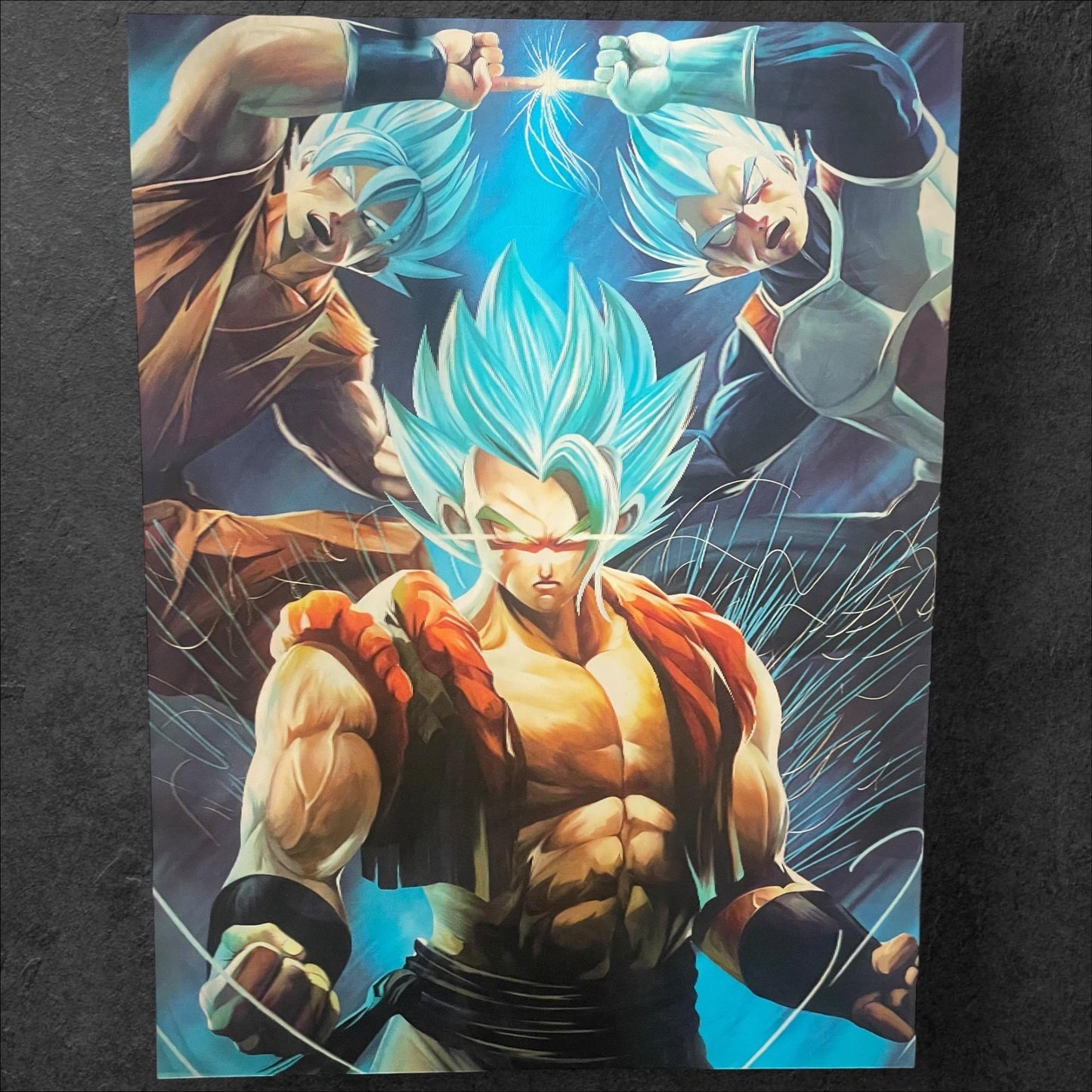 3D Anime Poster: Dynamic 3-Phase Design