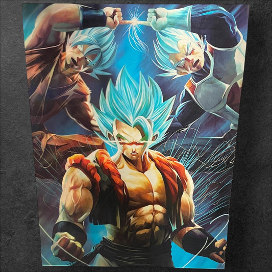 3D Anime Poster: Dynamic 3-Phase Design